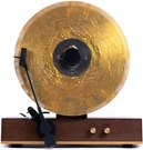 Fuse Gld Vertical Vinyl Record Player W/o Speakers, Bluetooth, Aux - Gold Trim. Fixed Price $294.95.