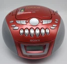Sony CFD-E75 Orange Portable Am/fm Cd Cassette Radio Boombox Retro Y2K No Remote. Fixed Price $49.95.