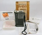 National Panasonic R-188 Vintage Radio Nsb Portable Crystal Tuning Japan. Fixed Price $125.93.