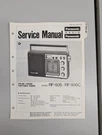 Panasonic RF-935/935C Fm/am 2 Band Portable Radio Service Manual D-5814. Fixed Price $54.95.