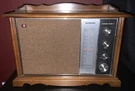 Vintage Hitachi Solid State Am/fm Wooden Table Radio Model K-791H. Fixed Price $50.00.