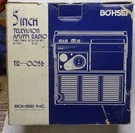 * Vintage Bohsei Am Fm Radio & Inch Tv TR-005B Looks Unused W Orig Box. Fixed Price $77.77.