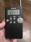 Radio Shack Digital Pocket Portable Am/fm 12-587, Tested Works. Fixed Price $50.00.