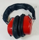 Vintage Winston Motorsports Wireless Am /fm Radio Headphone Headset HP-10000 Red. Fixed Price $19.99.
