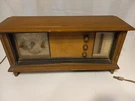 Vintage Silvertone Clock Radio Model 6049 Walnut Rare Htf. Fixed Price $89.99.