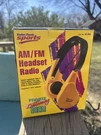 Radio Shack Sports Am/fm Headset Water Resistant 12-916 Nos Rare Htf. Fixed Price $76.49.