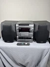 Aiwa CX-NA31 Stereo System Cd Changer Dual Cassette Radio W/ Speakers Remote. Fixed Price $212.50.