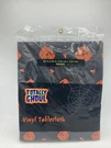 Black Halloween Table Cloth Vinyl Pumpkin Candy Corn 52 X Inch Square Kmart. Fixed Price $14.99.