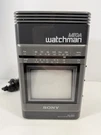 Sony Mega Watchman FD-500 Tested & Works Black White Tv Fm/am Radio As Shown. Fixed Price $55.99.