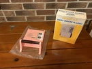 Vintage Pink Toilet Paper Dispenser Am Radio Box + Original Retro Works. Fixed Price $110.00.