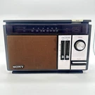 Sony Radio Model ICF-9540W Am/fm 2 Band 6 Transistor Woodgrain Clean Tested. Fixed Price $29.99.