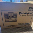 New Panasonic SG-J500 Am Fm Radio Cassette Record Player Boombox Portable In. Fixed Price $1500.00.