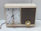 # Vintage Zenith Clock Tube Radio Model G515 1950S Retro White. Fixed Price $76.47.
