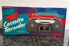 New Vintage Radioshack Optimus SCR-64 Am/fm Stereo Cassette Recorder Nos Sealed. Fixed Price $59.95.