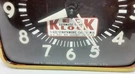 Vintage Mid-century Keck Automatic Timer Clock Ingraham Co Bristol, Orange-wo. Fixed Price $24.00.