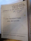 1952 Army Tm 11-668 F-m Transmitters And Receivers Technical Manual Original. Fixed Price $14.99.