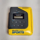 Sony Walkman Sports Audio Cassette Fm/am Radio WM-F2078 Yellow Made In Japan. Fixed Price $229.95.