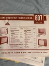 Sams Photofact Folder Set 697 June 1964 Tvs Radios Philco Magnavox Complete. Fixed Price $20.00.