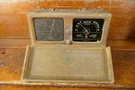 Vintage 1941 Zenith Portable Model 6G601M Universal Radio Wave Magnet Sailboat. Fixed Price $59.99.