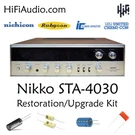 Nikko STA-4030 Restoration Recap Repair Service Rebuild Kit Filter Capacitor. Fixed Price $155.00.