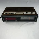 Sears Com/trek Am/fm Alarm Clock Radio 317.23811600 (repairs Or Parts). Fixed Price $7.99.