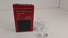 Realistic Am/fm Stereo Mate Pocket Radio Vintage Red Model 12-132 W/headphones. Fixed Price $39.99.