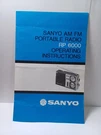 Sanyo Rp 6000 Portable Am/fm Stereo Radio Operating Instructions JGBX31. Fixed Price $12.13.