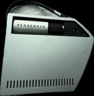 Space Age Atomic Radio Panasonic Model R-1330 1970 "the Fastback" Works. Fixed Price $33.33.