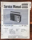 Panasonic RF-915 Radio Service Manual *original*. Fixed Price $19.97.