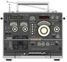 8 1/2 X 11" Hq Color Photo Of Sony CRF-330K Shortwave Radio Drawing. Fixed Price $5.95.