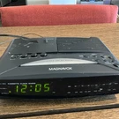 Vintage Magnavox Model AJ3840/17M Alarm Clock Radio Stereo Cassette System. Fixed Price $11.99.