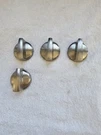 General Electric Slide In Range Knobs Set Of 4 WB03T10337. Fixed Price $79.99.