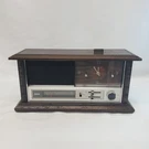 Vintage Rca Wood Console Clock Radio Century Oak Finish Rws 490D Am/fm. Fixed Price $36.00.