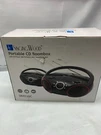 Singing Wood SBX030C Portable Cd Player Boombox With Am Fm Stereo Radio-red *new. Fixed Price $38.99.
