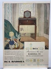 Rca Radiola 33 Vintage Magazine 1929 Art Deco Console Loudspeaker. Fixed Price $14.99.