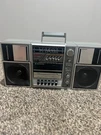 Vintage 1980'S Sanyo M9835K Stereo Radio Cassette Recorder Boombox. Fixed Price $299.99.