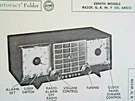Zenith R623F, R623G, R623R, R623W, & R623Y Radio Photofact. Fixed Price $6.50.