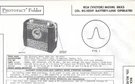 1948 Rca Victor Model 8BX5 Portable Tube Radio Sams Photofact Manual RC-1059. Fixed Price $11.04.