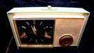 Westinghouse 1950S Aqua Clock Radio Mcm Tube H-8025 Runs Not Working. Fixed Price $24.99.