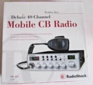 Radio Shack Deluxe 40-CHANNEL Mobile Cb TRC-447 Noah Weather Alerts. Fixed Price $125.00.