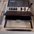 Vintage 'president' By Peerless 8 Transistor Desk Radio Set Nib Box Rough. Fixed Price $40.00.