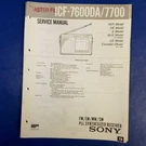 Sony ICF-7600DA ICF-7700DA Service Manual Original Paper Oem Repair Guide Usa. Fixed Price $37.44.