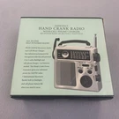 Vintage Eton FR250 Emergency Hand Crank Radio Silver Am Fm Shortwave Charger. Fixed Price $39.99.