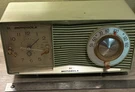 1950 Motorola C9G 60 Analog Green Clock Radio Alarm Am Tabletop Rectangle Arabic. Fixed Price $77.00.