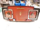 Zenith Red & Black Mid Century Radio W/ Clock "L520R" S-20558 Parts Or Repair. Fixed Price $139.99.
