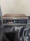 General Electric 7-4305F Clock Radio Walnut Am/fm Alarm Vintage Tested Working. Fixed Price $132.99.