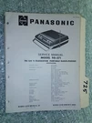 Panasonic SG-571 Service Manual Original Repair Book Portable Turntable Radio. Fixed Price $25.00.