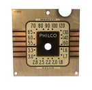 Vtg Philco 40-115 40-120 40-124 40-125 Tube Radio Dial Broadcast Band. Fixed Price $24.49.