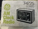 *new* Vintage General Electric Am Radio Alarm Clock Model 7-4725A Working 60S. Fixed Price $399.99.