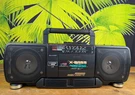 Sharp WQ-T238 Vintage Boombox Cassette Player Sound Machine. Fixed Price $240.10.